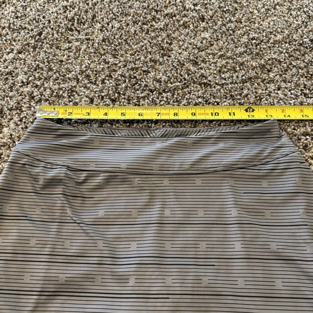 Nike Dri Fit Skort XS Gray Black Striped - Picture 6 of 10